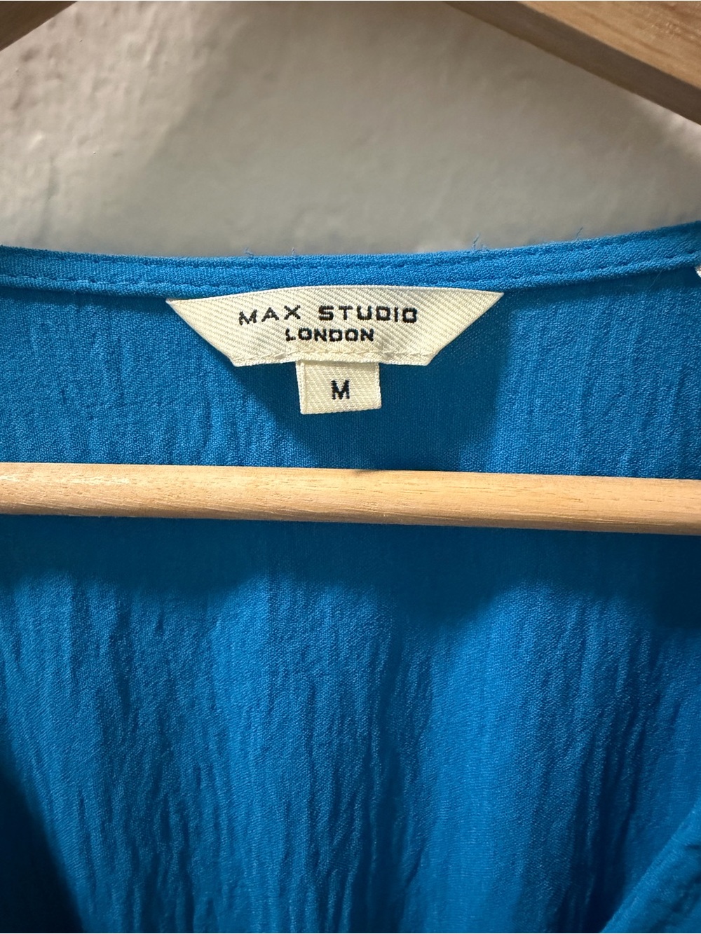 Max Studio Blue Tiered Maxi Dress - Picture 2 of 3